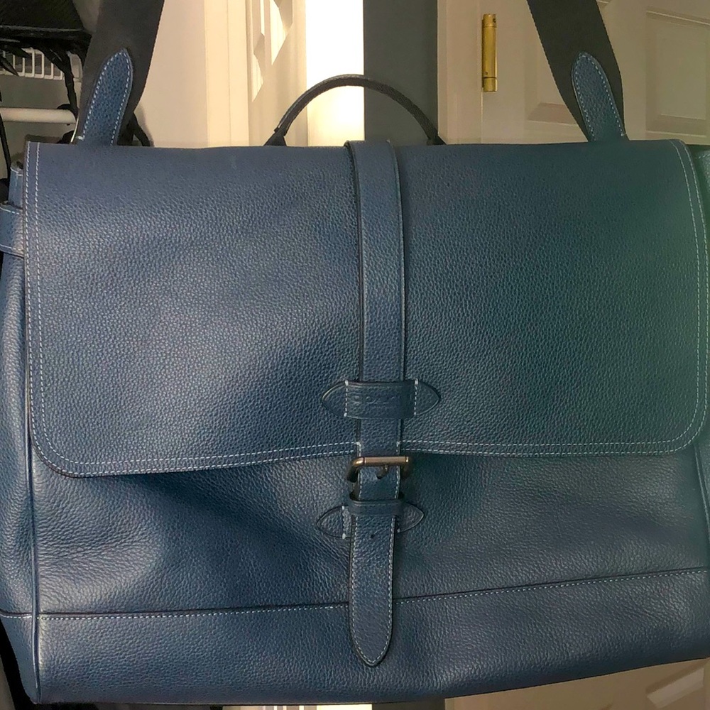 Mens Coach Leather Satchel